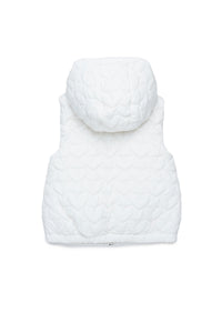 Sleeveless hooded jacket - Natural