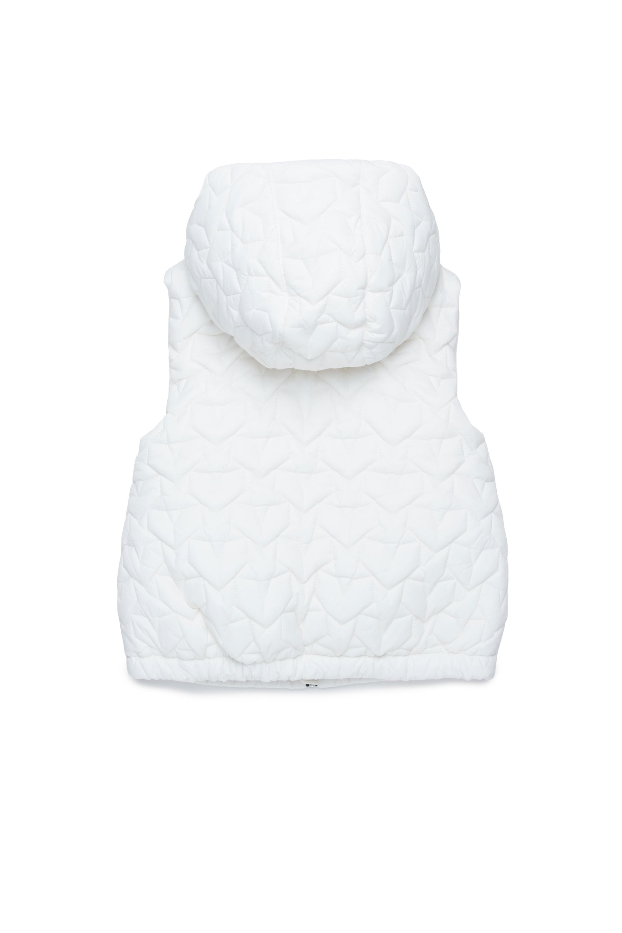 Sleeveless hooded jacket - Natural