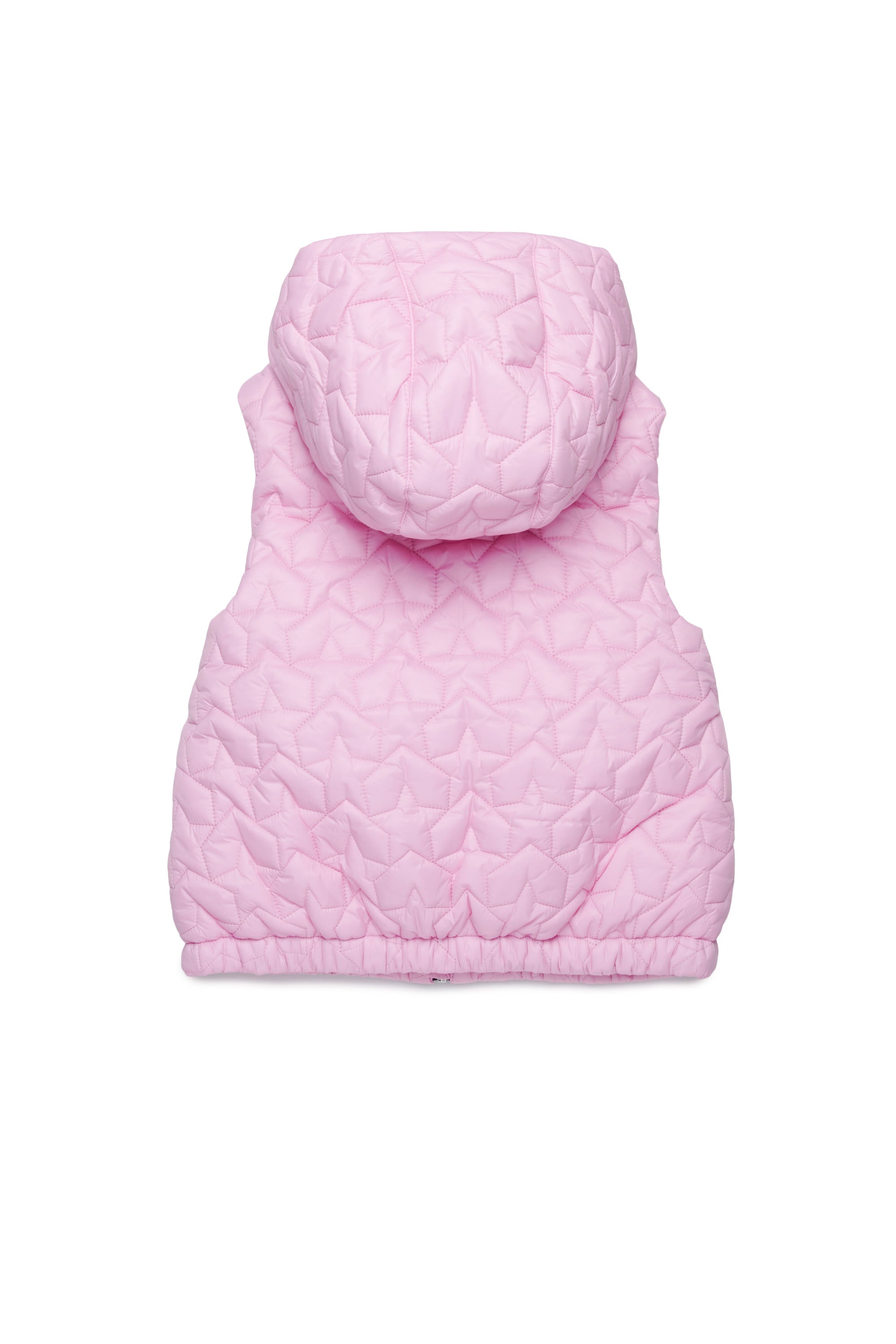 Sleeveless hooded down jacket - Lilac Sachet