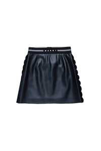 Elasticated waist skirt - Black