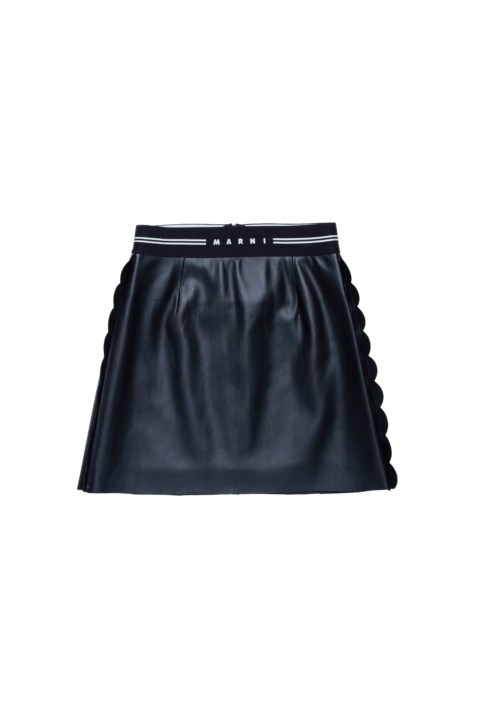 Elasticated waist skirt - Black