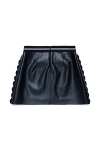 Elasticated waist skirt - Black