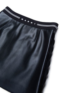Elasticated waist skirt - Black
