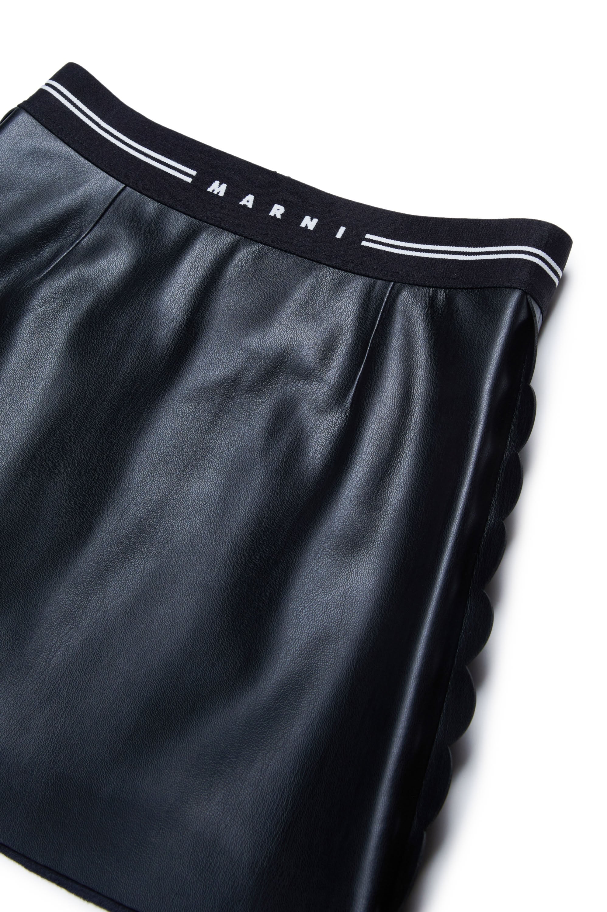 Elasticated waist skirt - Black