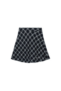 Checked skirt - Black