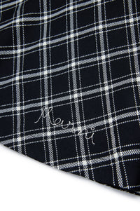 Checked skirt - Black