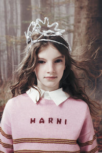 Pull à rayures en laine mélangée - Lilac Sachet