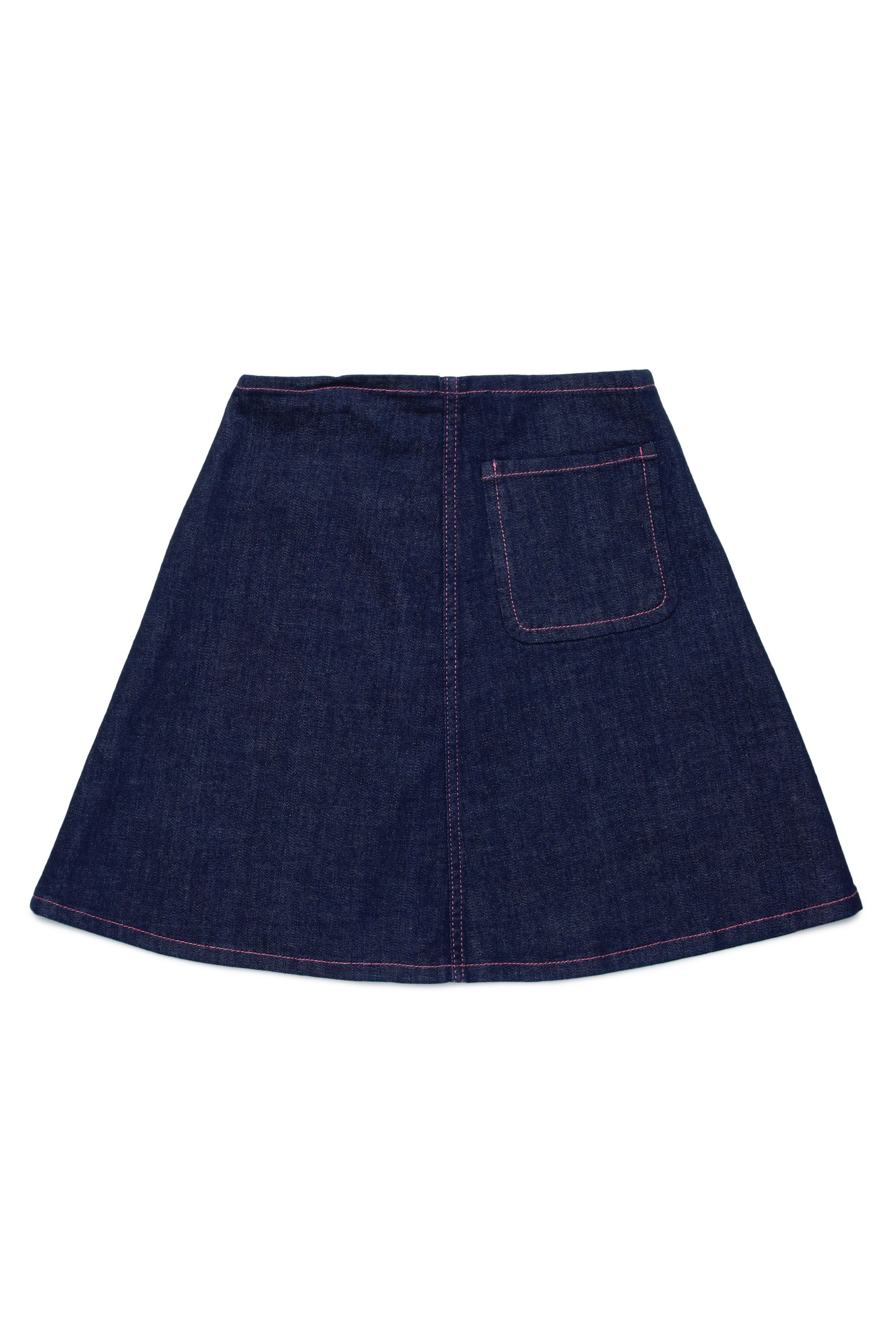 Jupe à zip en denim - Denim