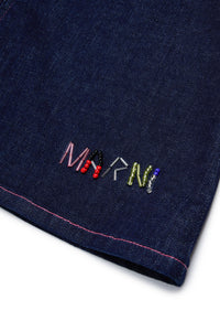 Jupe à zip en denim - Denim