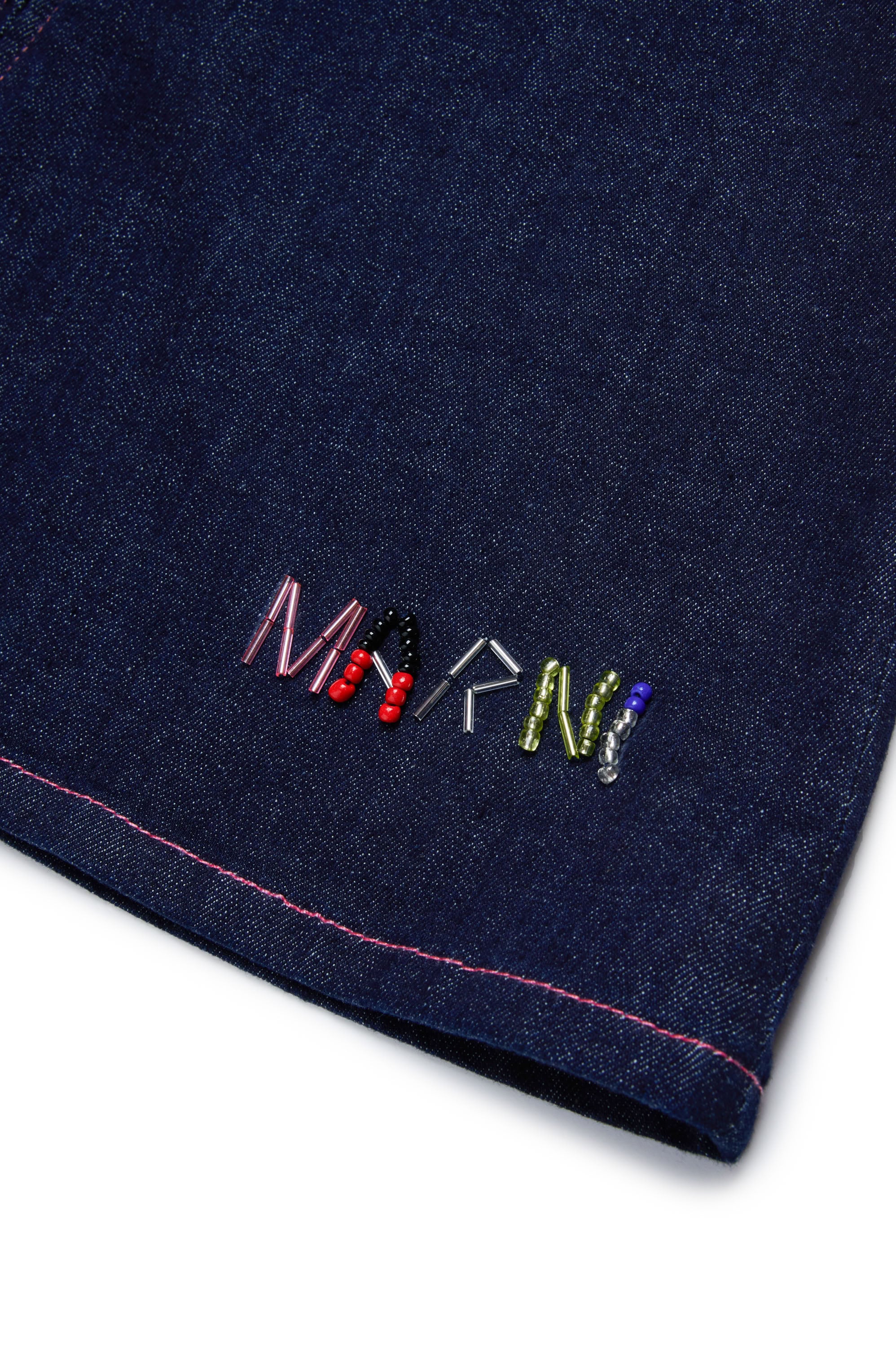 Jupe à zip en denim - Denim