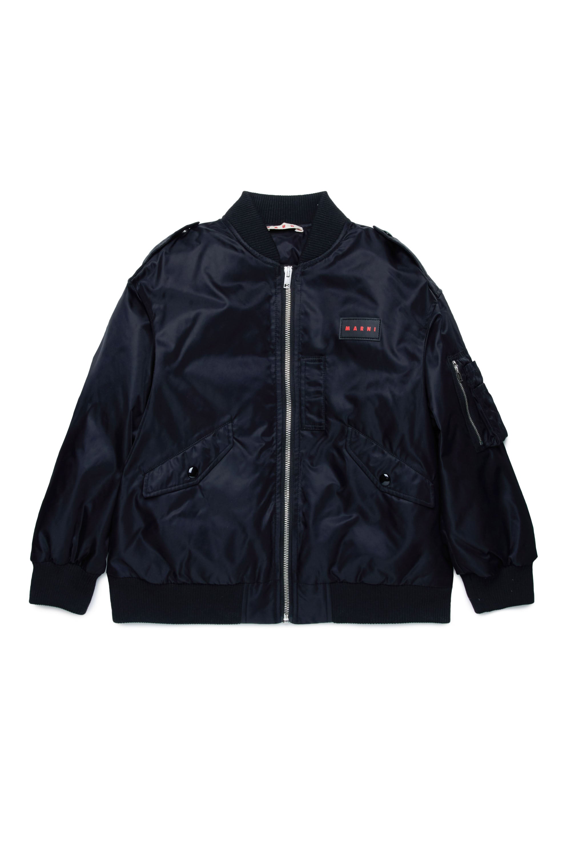 Zip bomber with patch - Black