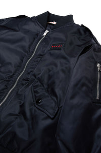 Zip bomber with patch - Black