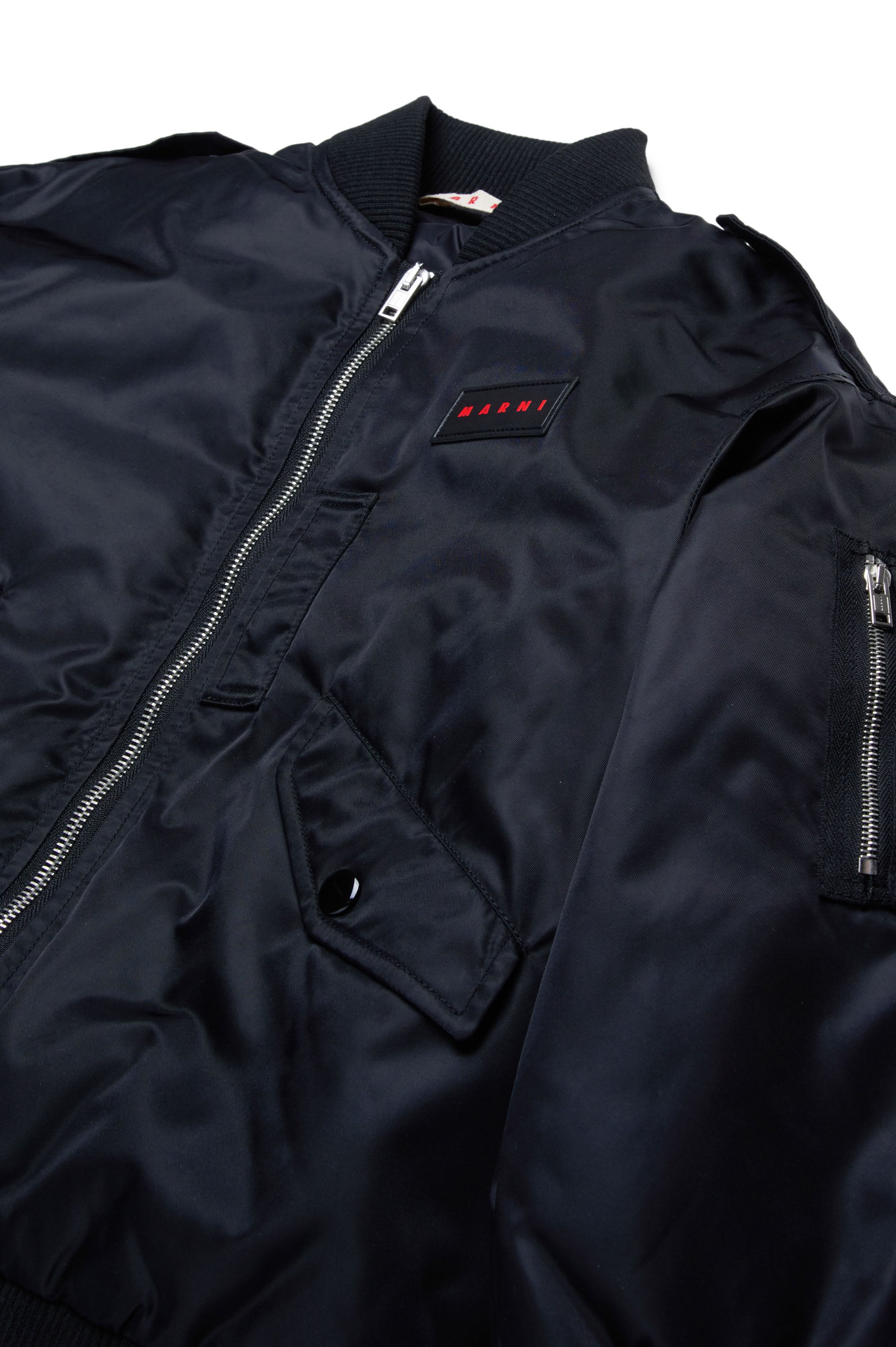 Zip bomber with patch - Black