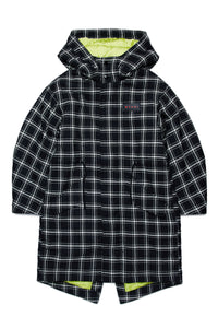 Parka à carreaux - Black