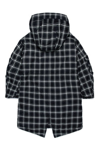 Parka à carreaux - Black