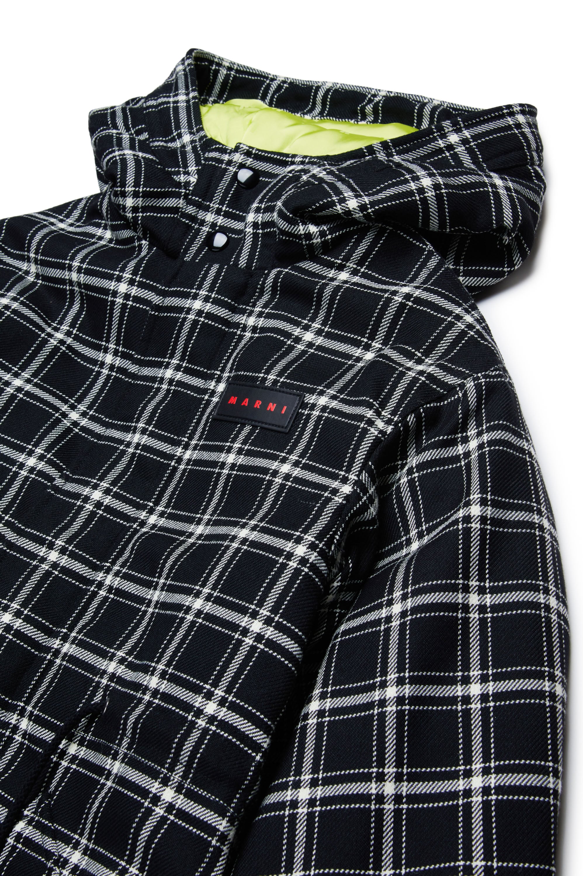 Parka à carreaux - Black