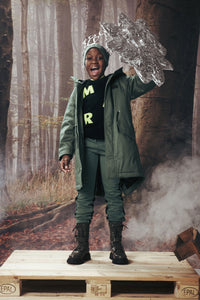 Hooded parka - Deep Lichen Green