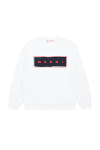 Sweatshirt avec logo imprimé - Light Natural