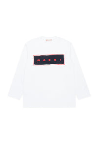 T-shirt à manches longues avec logo - Light Natural