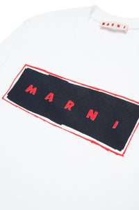 T-shirt à manches longues avec logo - Light Natural