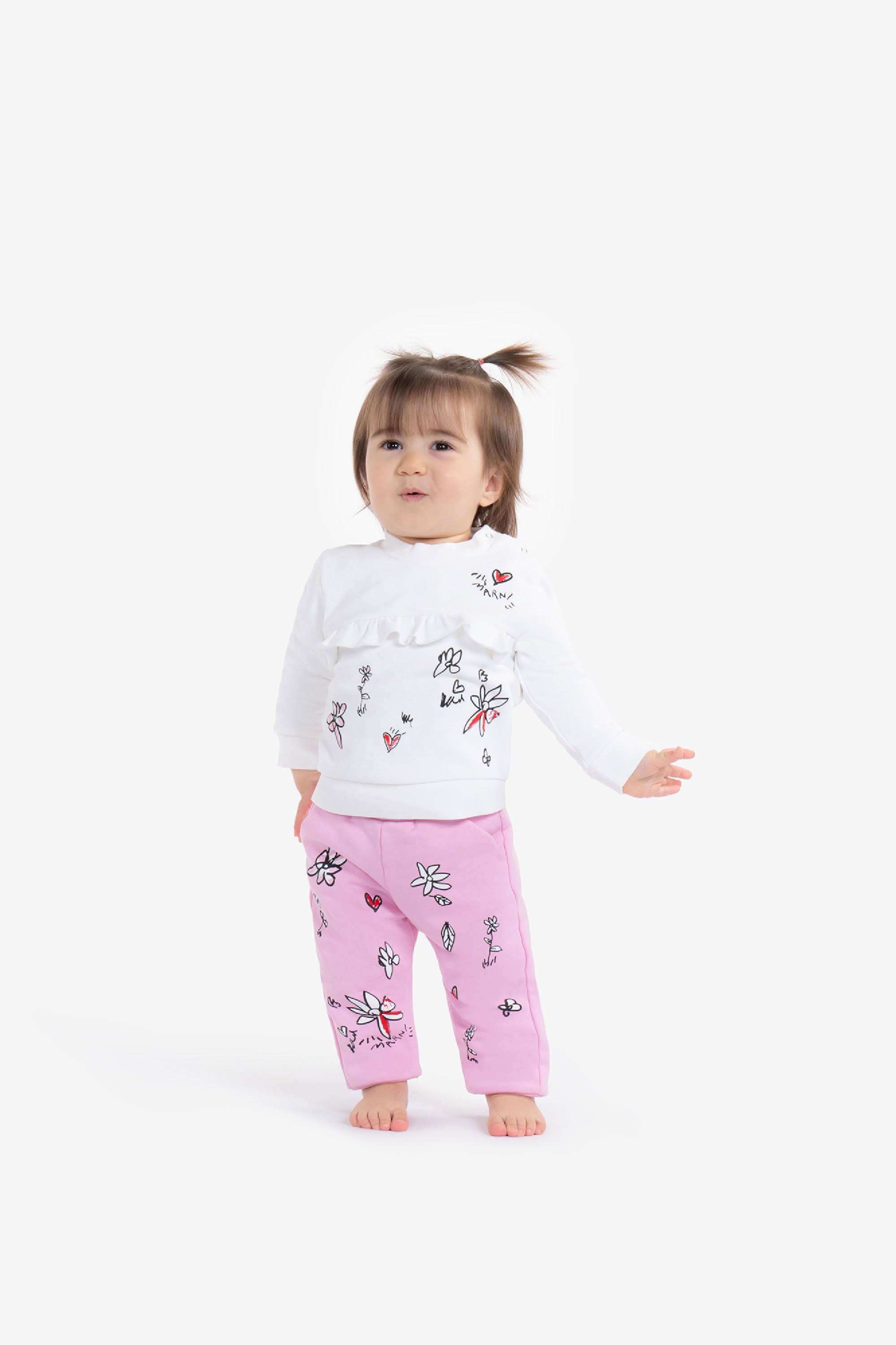 Pantalon de survêtement à imprimé - Lilac Sachet