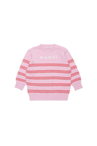 Pull à rayures en laine mélangée - Lilac Sachet