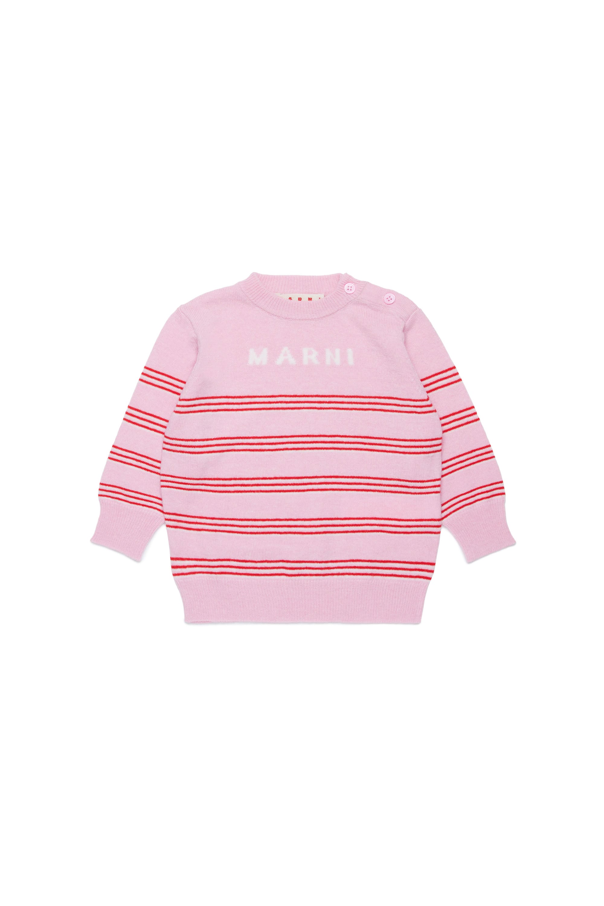 Pull à rayures en laine mélangée - Lilac Sachet
