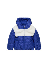 Doudoune à capuche - True Blue