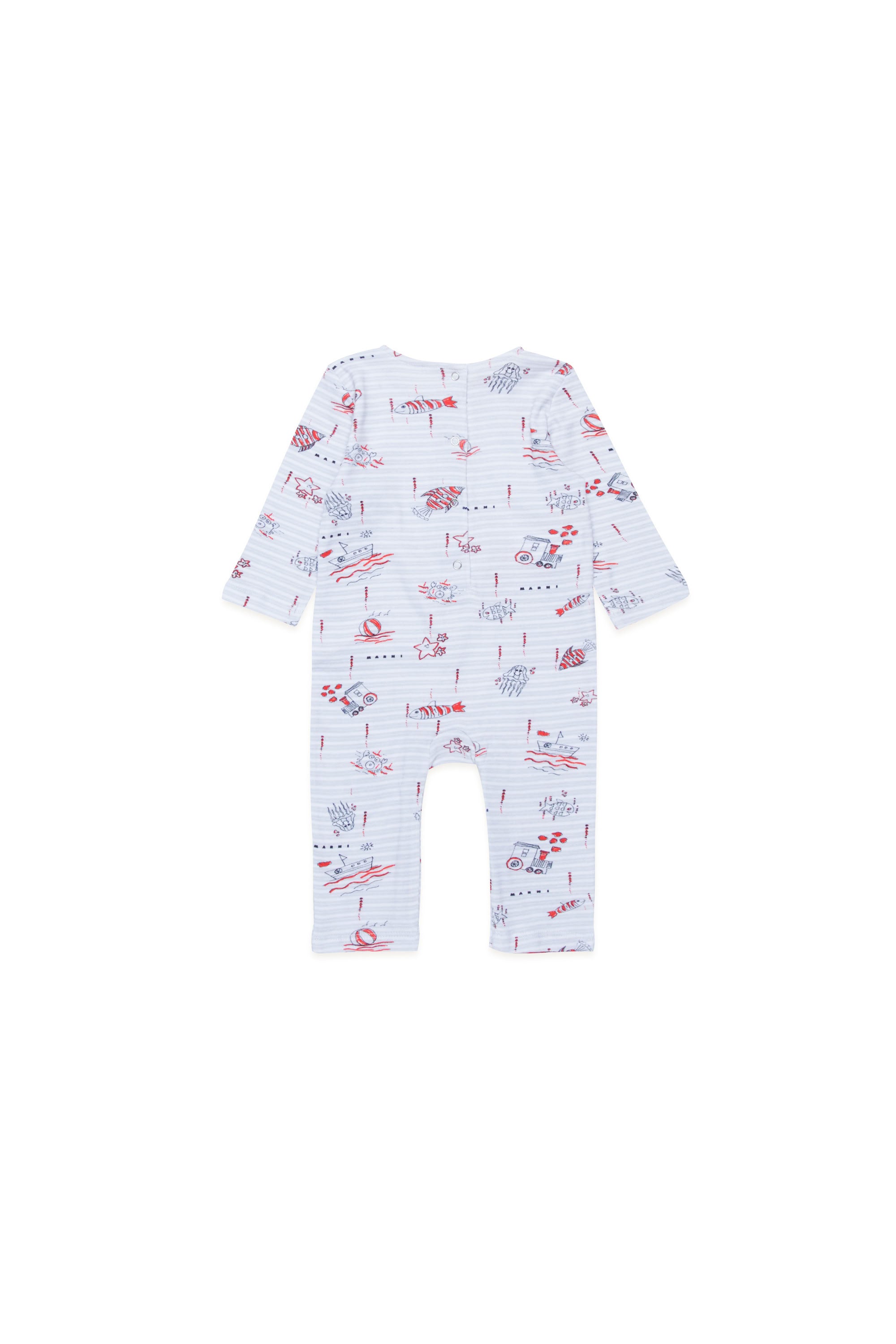 Printed jumpsuit - Medium Gray Melange