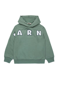 Sweat à capuche avec logo - Deep Lichen Green