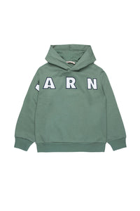 Sweat à capuche avec logo - Deep Lichen Green