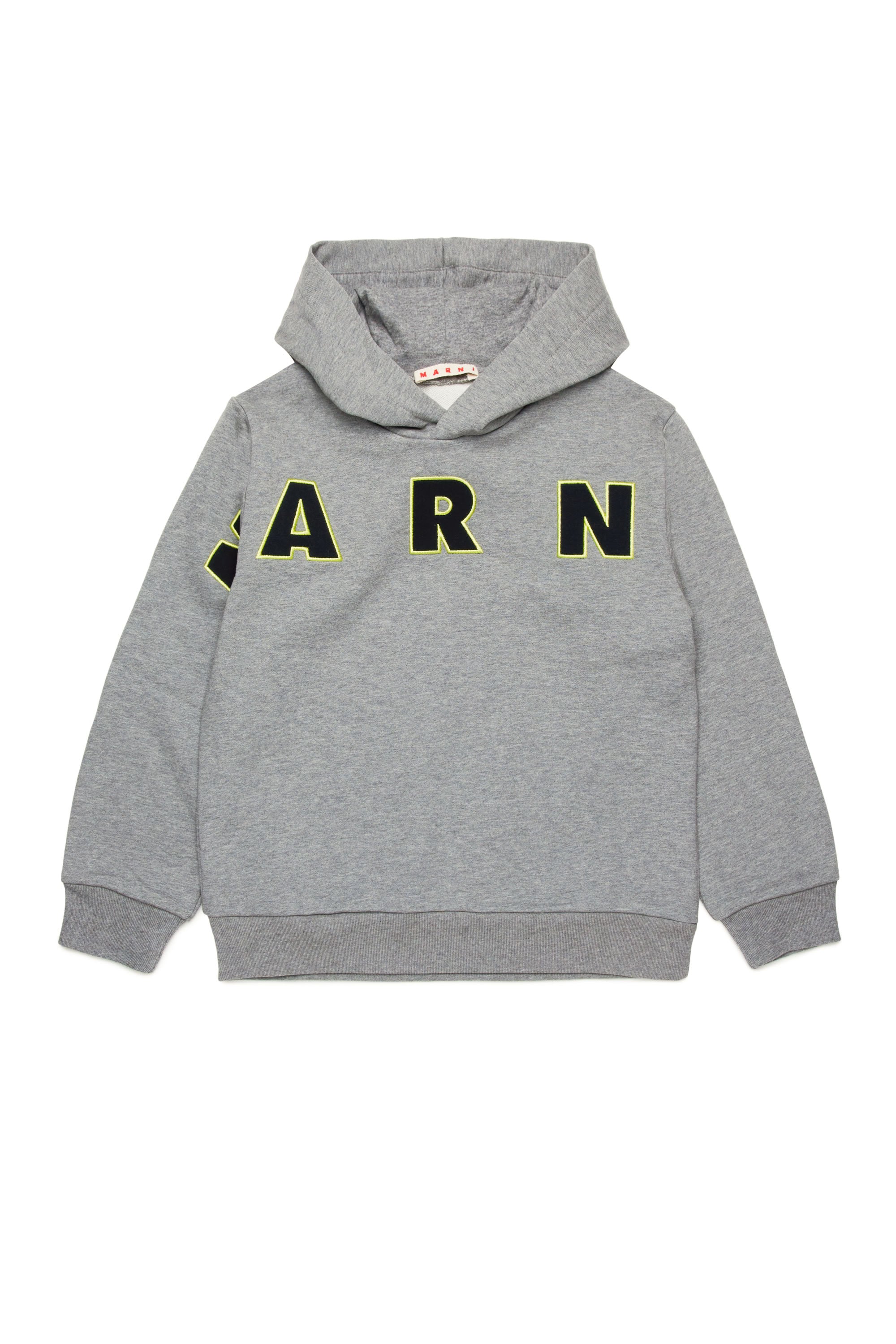 Sweat à capuche avec logo - Medium Gray Melange