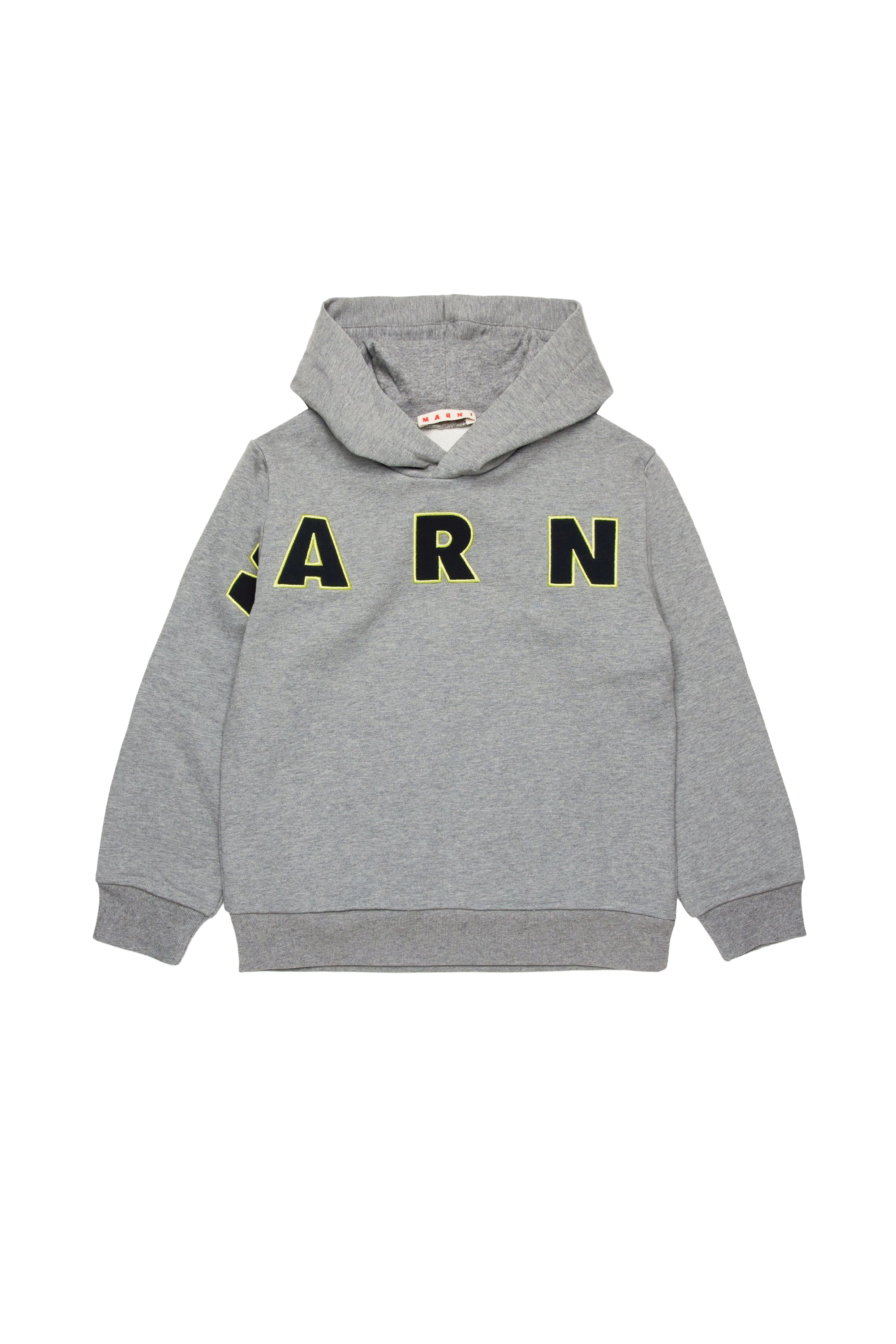 Sweat à capuche avec logo - Medium Gray Melange
