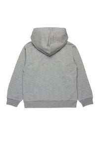 Sweat à capuche avec logo - Medium Gray Melange