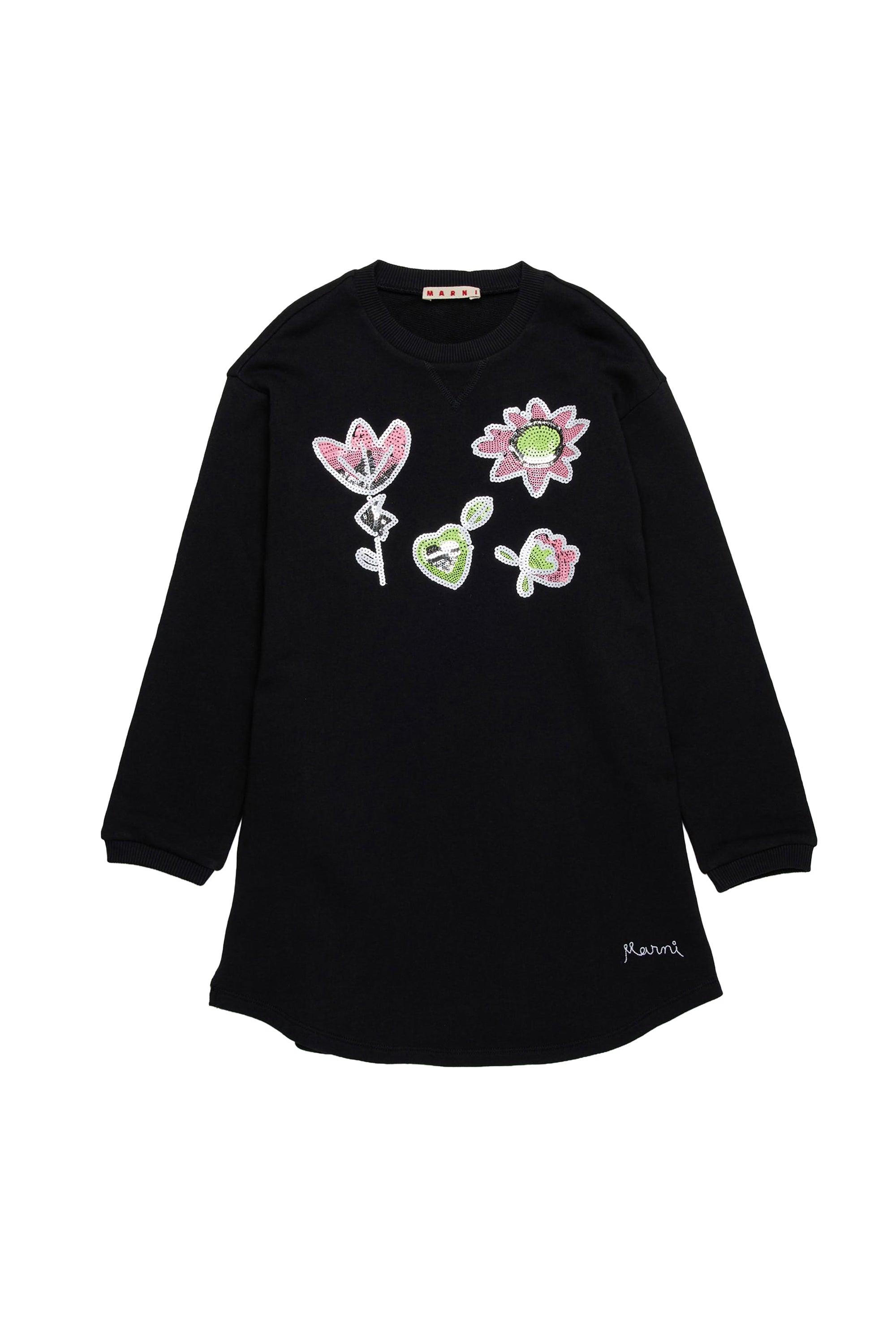 Print dress - Black