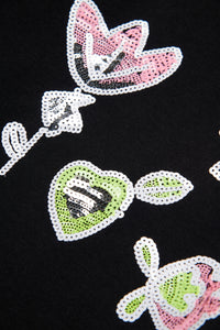 Robe à impression - Black