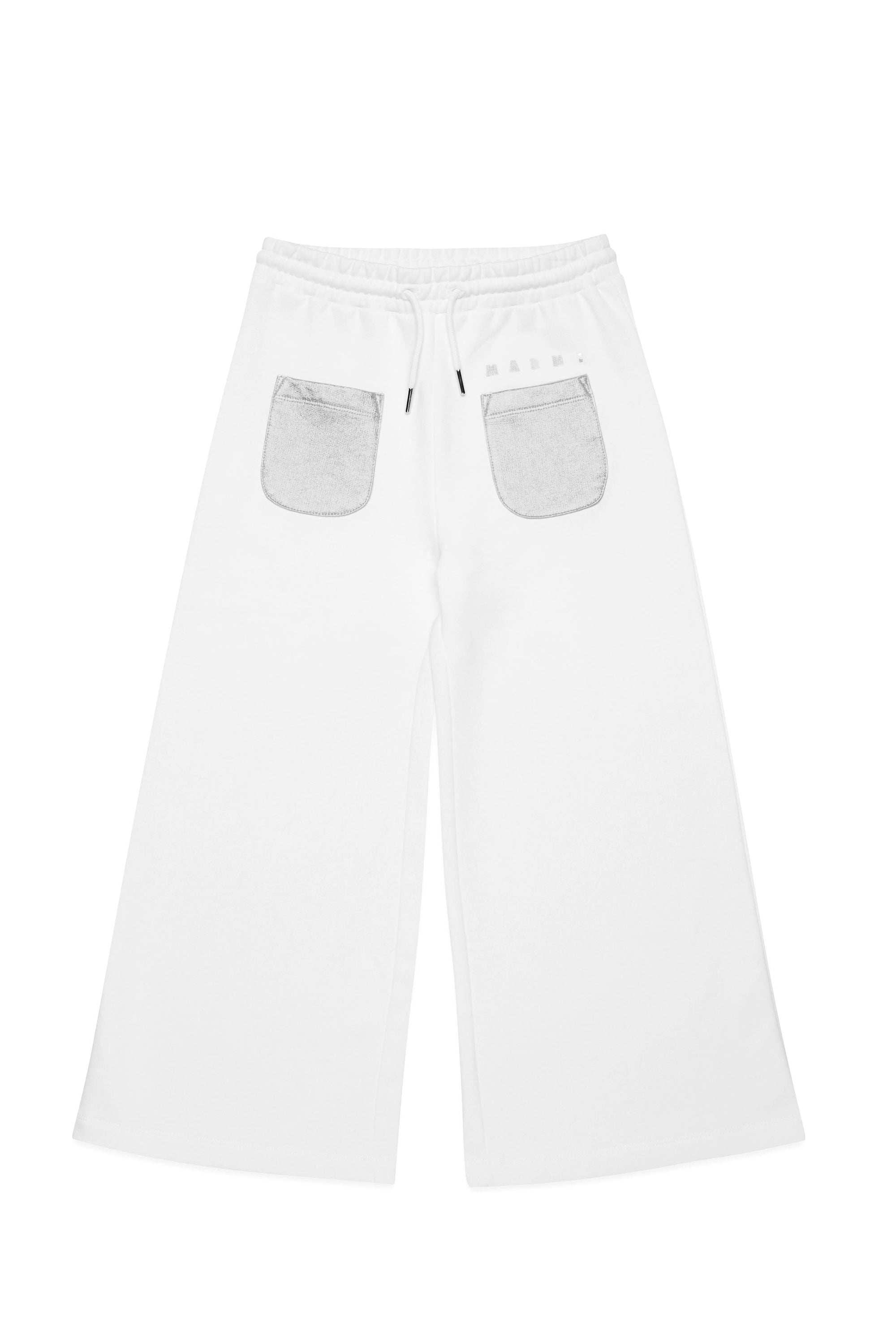 Flared sweatpants with pockets - Light Natural
