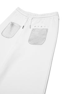Flared sweatpants with pockets - Light Natural