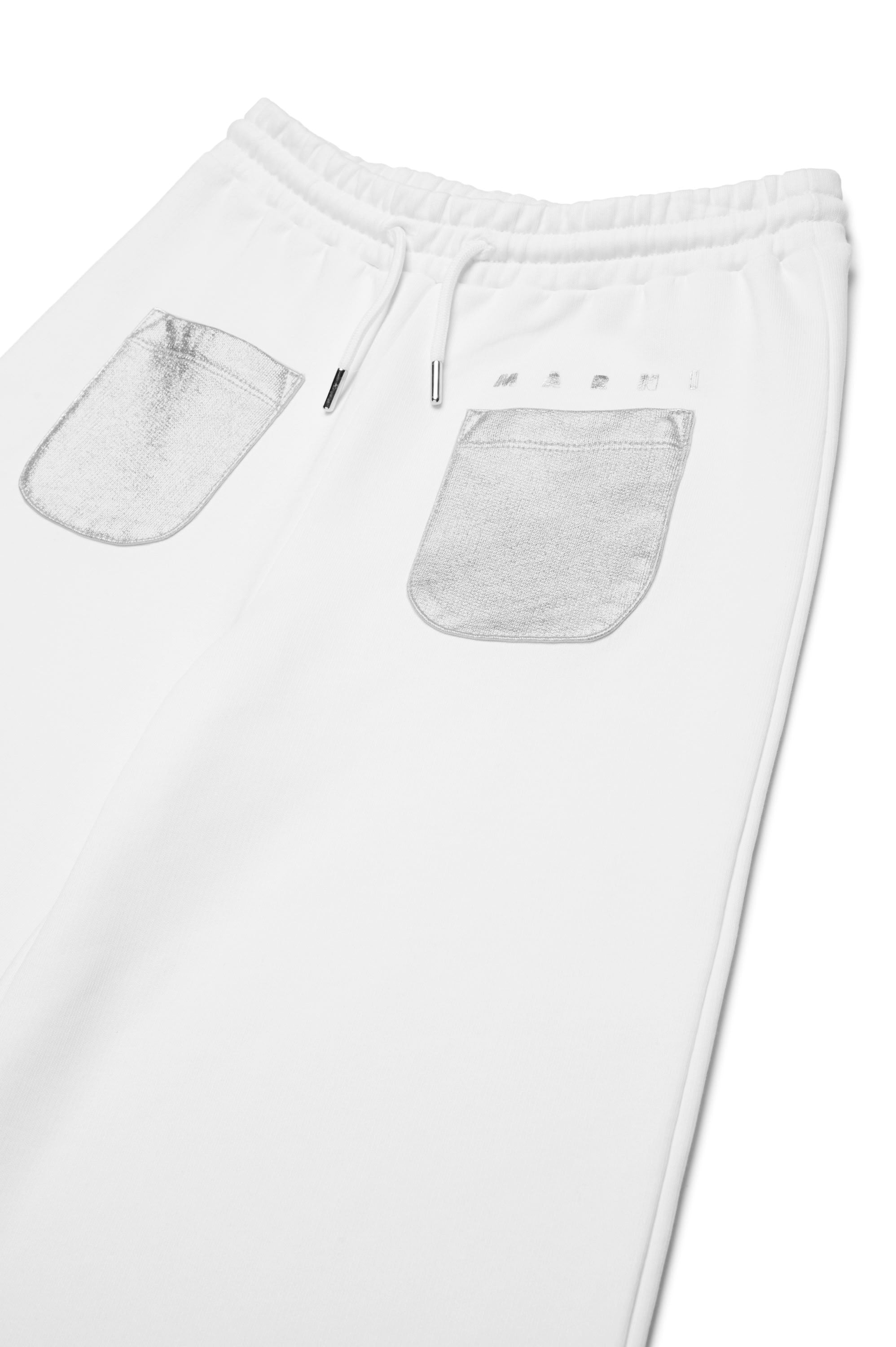 Flared sweatpants with pockets - Light Natural