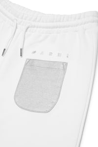 Flared sweatpants with pockets - Light Natural
