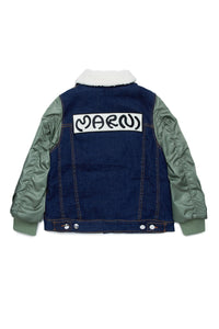 Two-tone denim jacket - Denim