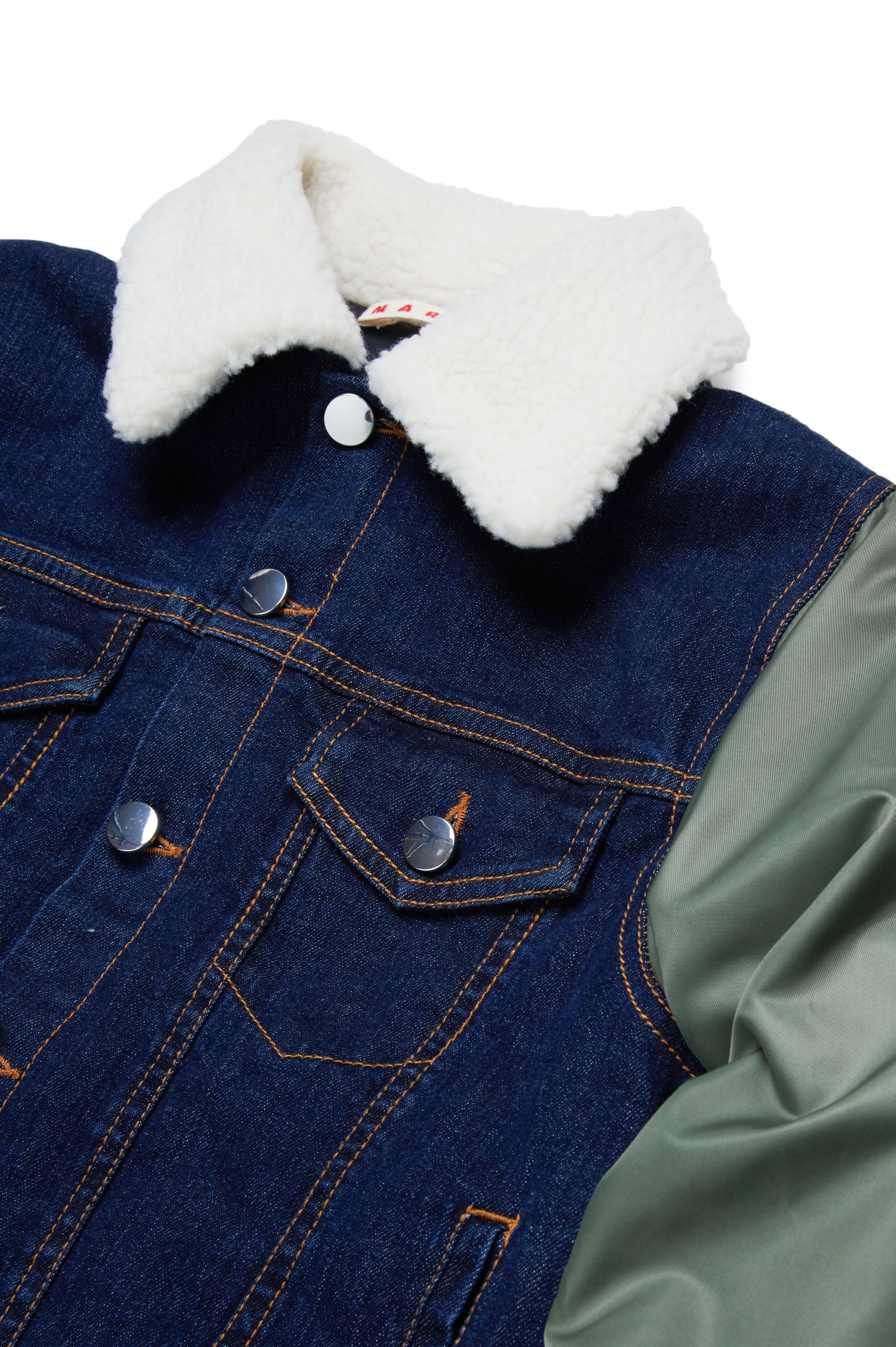 Two-tone denim jacket - Denim