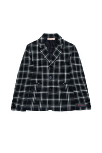 Check jacket - Black