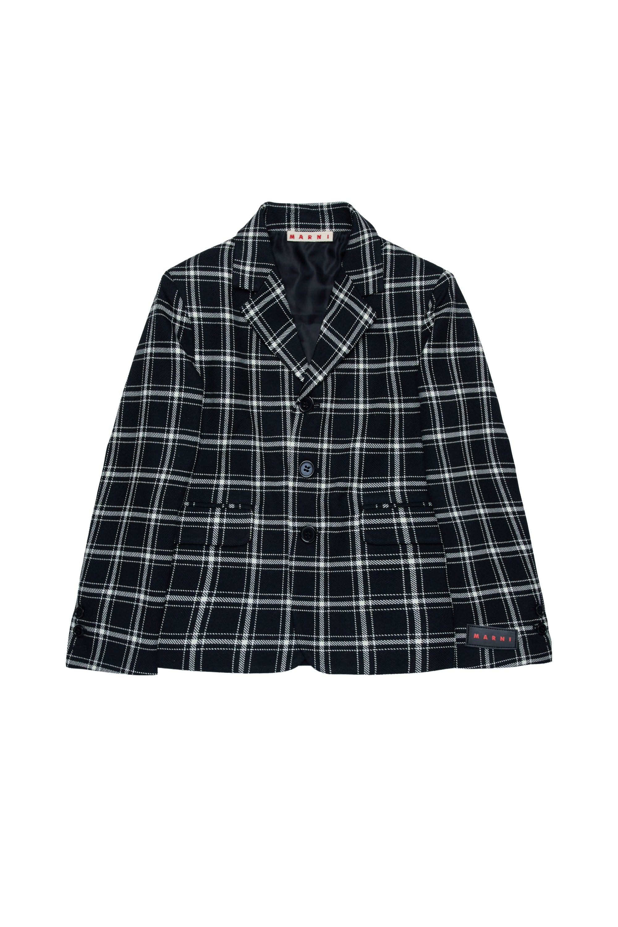 Check jacket - Black