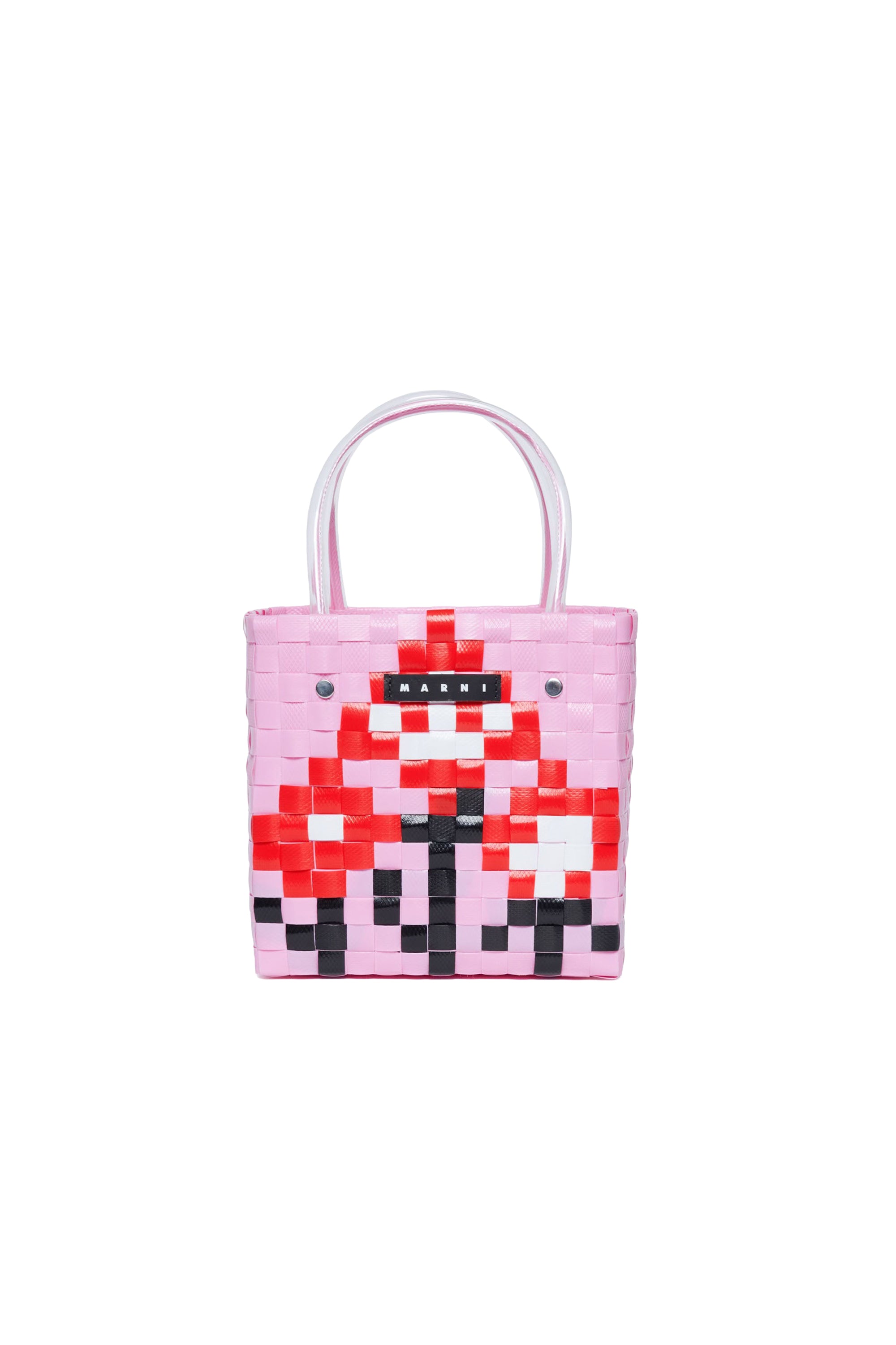 Sac Blossom à carreaux tressé - M Lilac Sacket