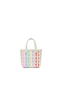 Braided check Pastry bag - Natural & Multicolor