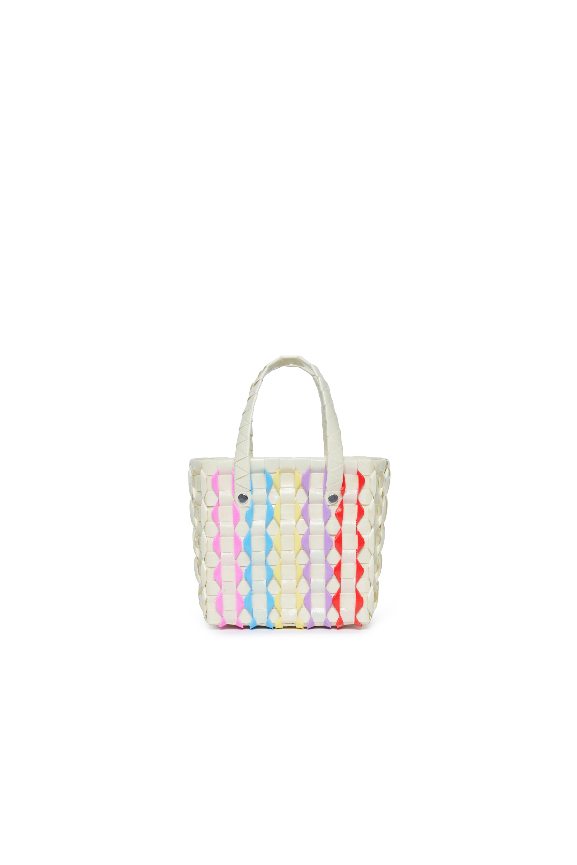 Braided check Pastry bag - Natural & Multicolor