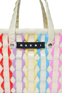 Braided check Pastry bag - Natural & Multicolor