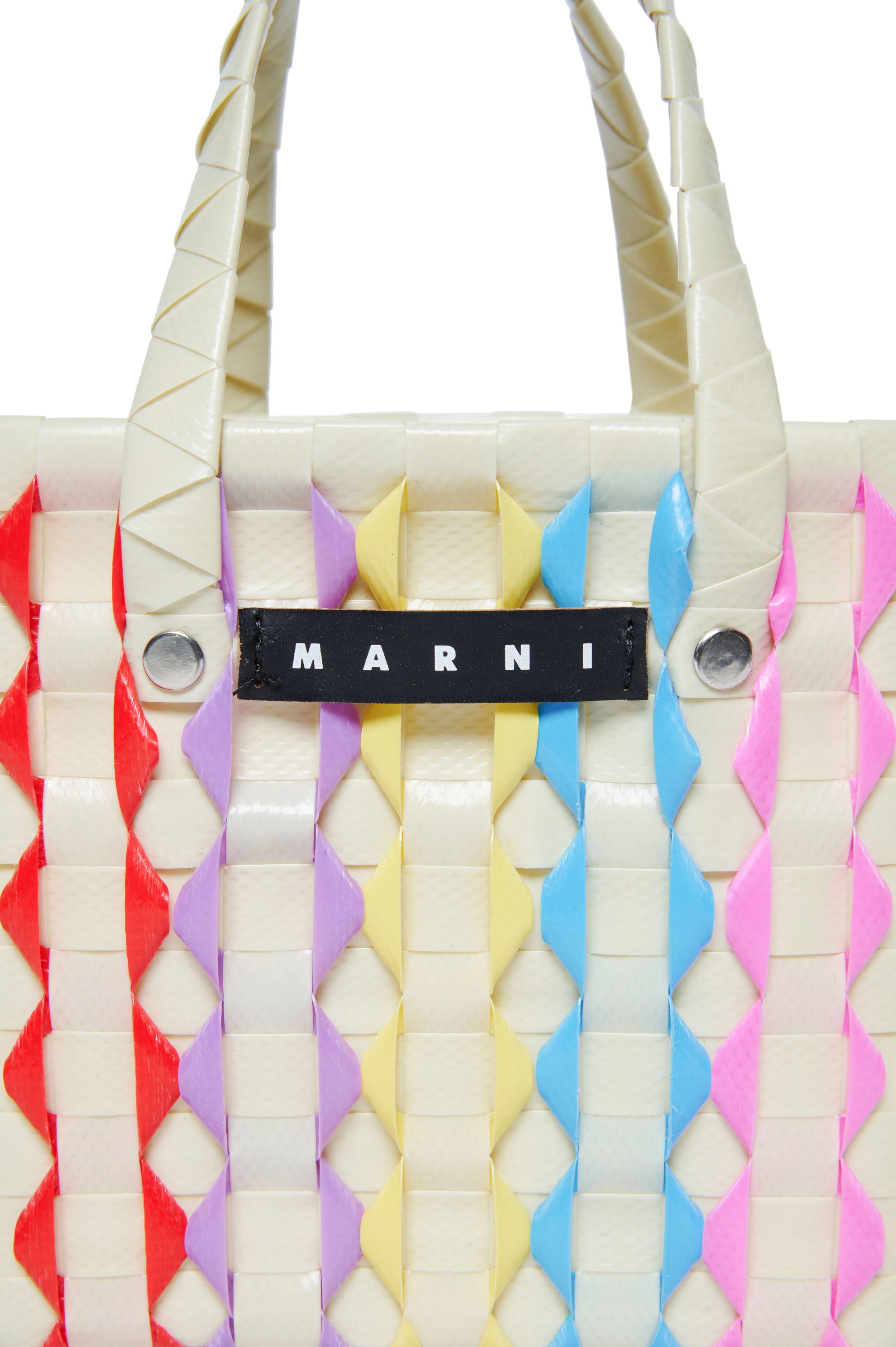 Braided check Pastry bag - Natural & Multicolor