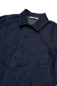 Denim shirt dress - Denim